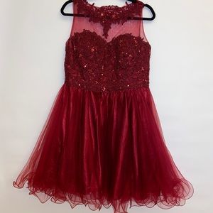 Homecoming/Prom Burgundy Dress!